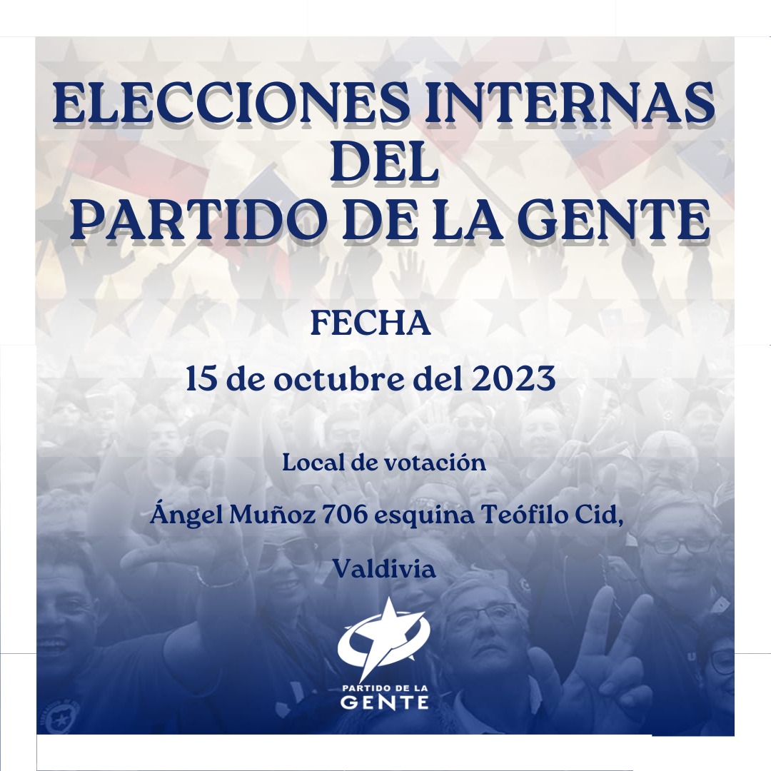 LosRiosPDG's tweet photo. Elecciones internas
Domingo 15
De 9 a 18 hrs
En junta de vecinos Caupolicán.
Te esperamos!!!✍🏻💙
@ChilePDGcl https://t.co/WqUKfPfSIU