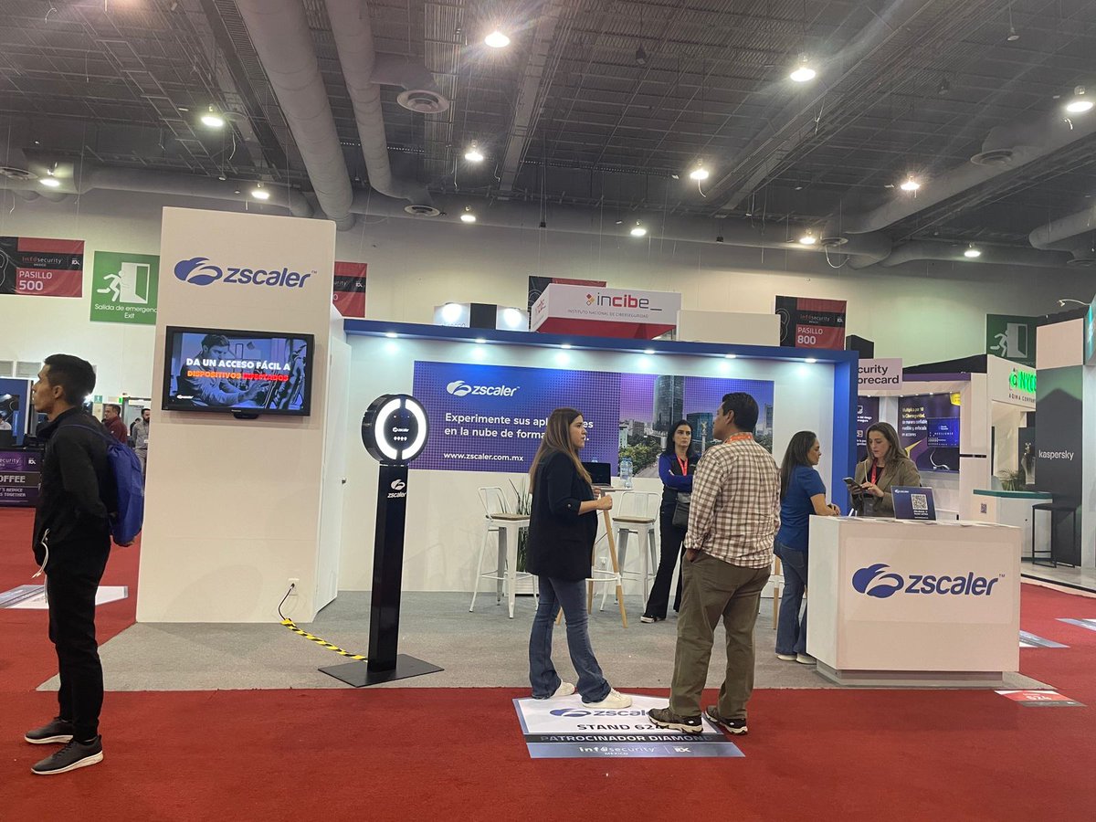 Infosecuritymx's tweet image. Durante Infosecurity Mexico 2023, tuvimos como expositores a @security_score @zscaler 

🖥 🔐 Soluciones para fortalecer la ciberseguridad de tu empresa.