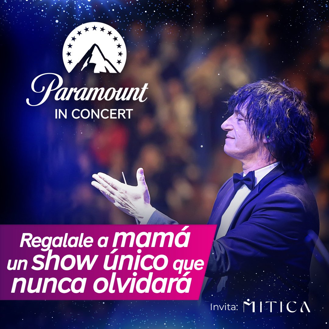 telefecordoba's tweet photo. Este día de la madre, hacele el mejor regalo a mamá, invitala a vivir #ParamountInConcert!
Con la dirección de Ángel Mahler, 29 de Octubre, en Quality Arena. @quality_espacio
Invita: MITICA Gauss
Compra tus entradas en: https://t.co/ux1N1KfcME https://t.co/vMYsvgtoIp