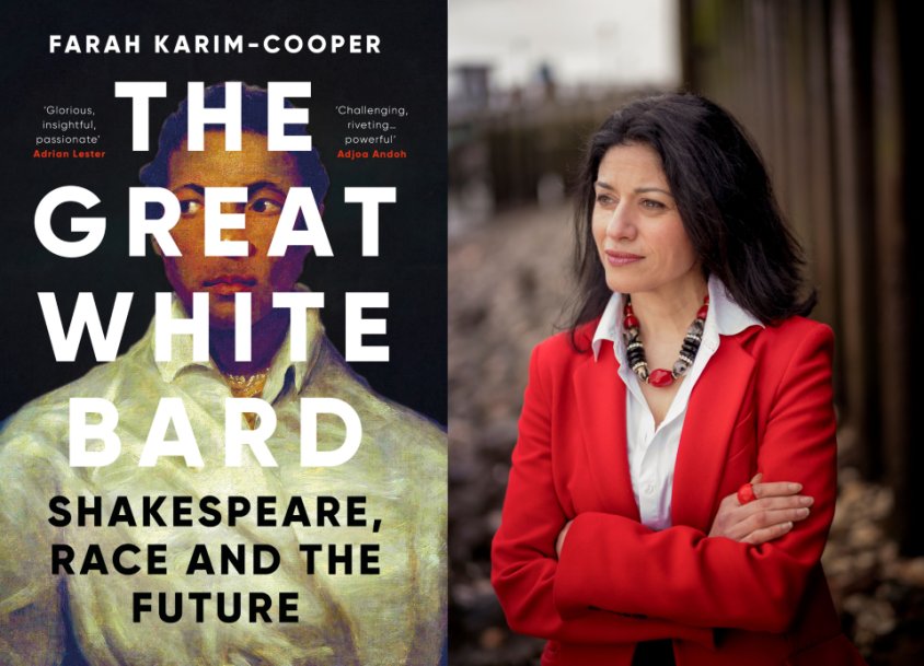 📚The Great White Bard: Shakespeare, Race & the Future Join Professor of Shakespeare Studies, Farah Karim-Cooper, for a radical reappraisal of Shakespeare 📅Monday 16 October 🕖7pm 📍Durning Library 🎟️eventbrite.co.uk/e/the-great-wh… @ProfFarahKC #BlackHistoryMonth #Shakespeare #BHM