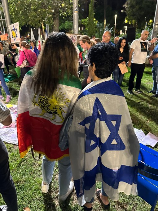 Millions of Iranians who have fled Iran since the 1979 revolution witnessed the same level of evil, barbarism and senseless killing by the mullah regime in Iran that Israelis have encountered from the mullah regime's terrorists Hamas. This is why #IraniansStandWithIsrael