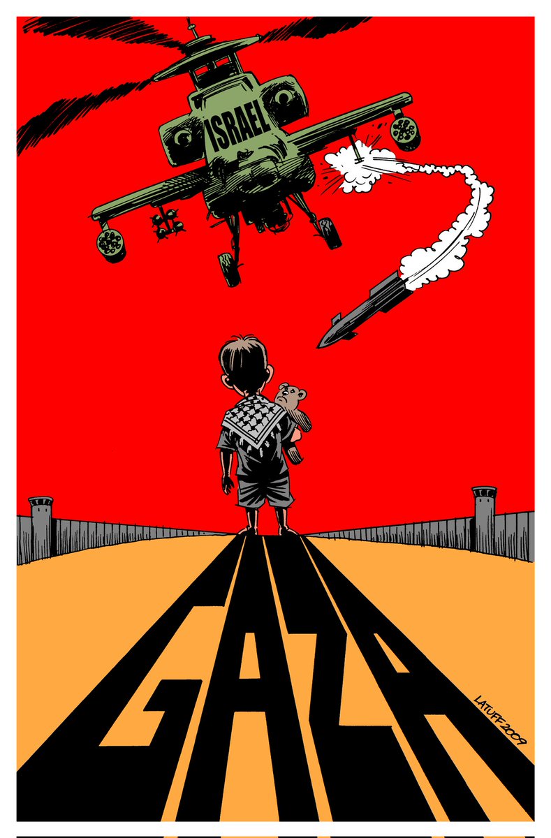 LatuffCartoons's tweet photo. #Gazagenocide 
#GazaUnderAttack https://t.co/71uwaW6jxA