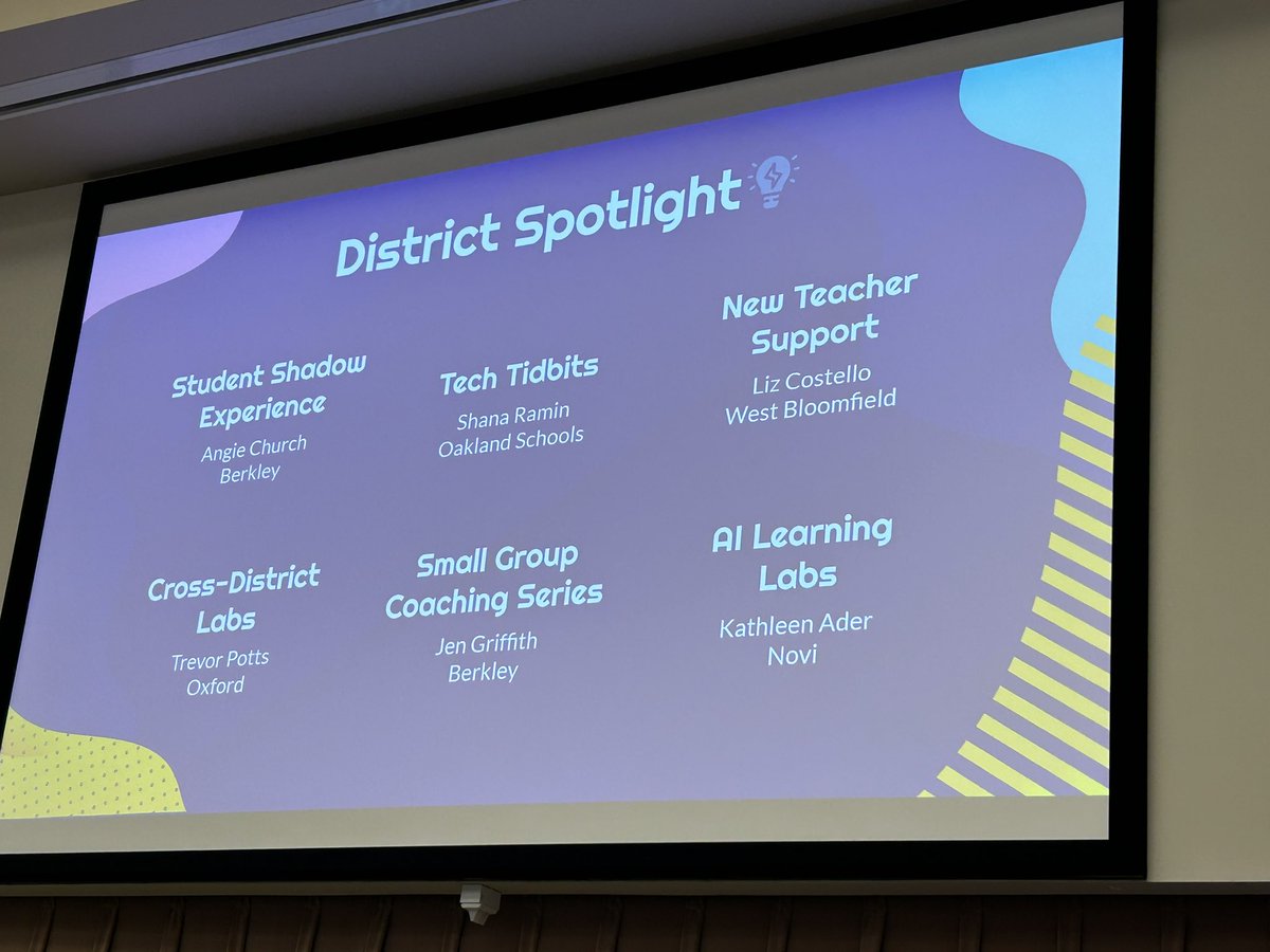 Shout out to <a href="/Lizcostelloabc/">Elizabeth Costello</a> for presenting about our awesome WBSD mentoring program at JEPL!  Thanks for your leadership!! #onlywb <a href="/Long_WBStronger/">Scott Long</a> <a href="/aquinn123/">Amy Quinn</a>