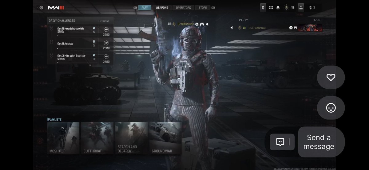 AKADEHMIKZ's tweet image. They added search and I’m rocking the new skin from the #vaultedition I’m an idiot but hey I look cool. 😂