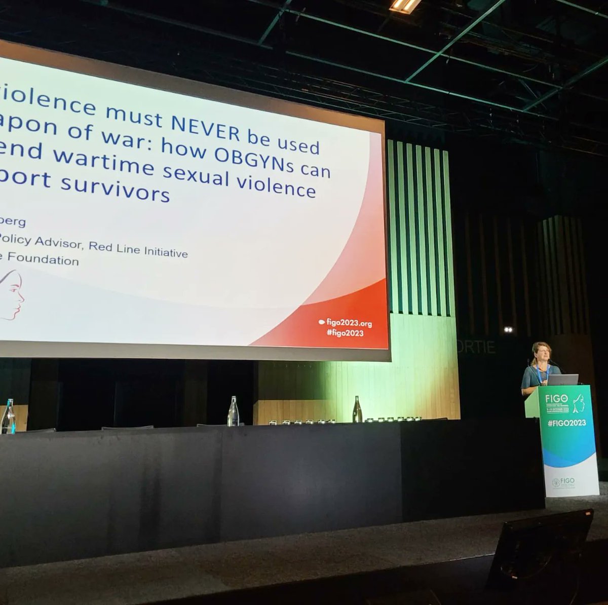 MukwegeFound's tweet photo. ❓"How can OBGYNs help end wartime sexual violence and support survivors?"❓
Our #RedLineInitiative team led a workshop on this topic earlier today at the #FIGO2023 Congress. https://t.co/CjCyu16xSg