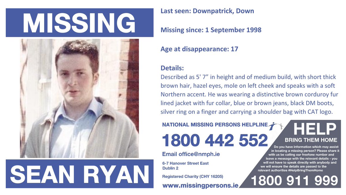 clyons_wilts's tweet image. Please share this month’s appeals displayed by @GraftonBarber on their digital screens in collaboration with @nmph_ireland. Thank you for your continued support #HelpBringThemHome

Please note: Appeals must not be recreated by digital creators for use on their own social media