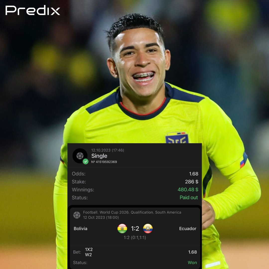 PredixEc's tweet photo. El día de ayer no solo Ecuador nos dió una victoria y un buen Pick 🤑😎 Nos dio a Kendy Páez con el récord del jugador más jóven en toda la historia en marcar un tanto en toda la historia de las elimintatorias sudamericanas 🙌🏼🇪🇨 #Orgulloecuatoriano https://t.co/91fXmNwNwR
