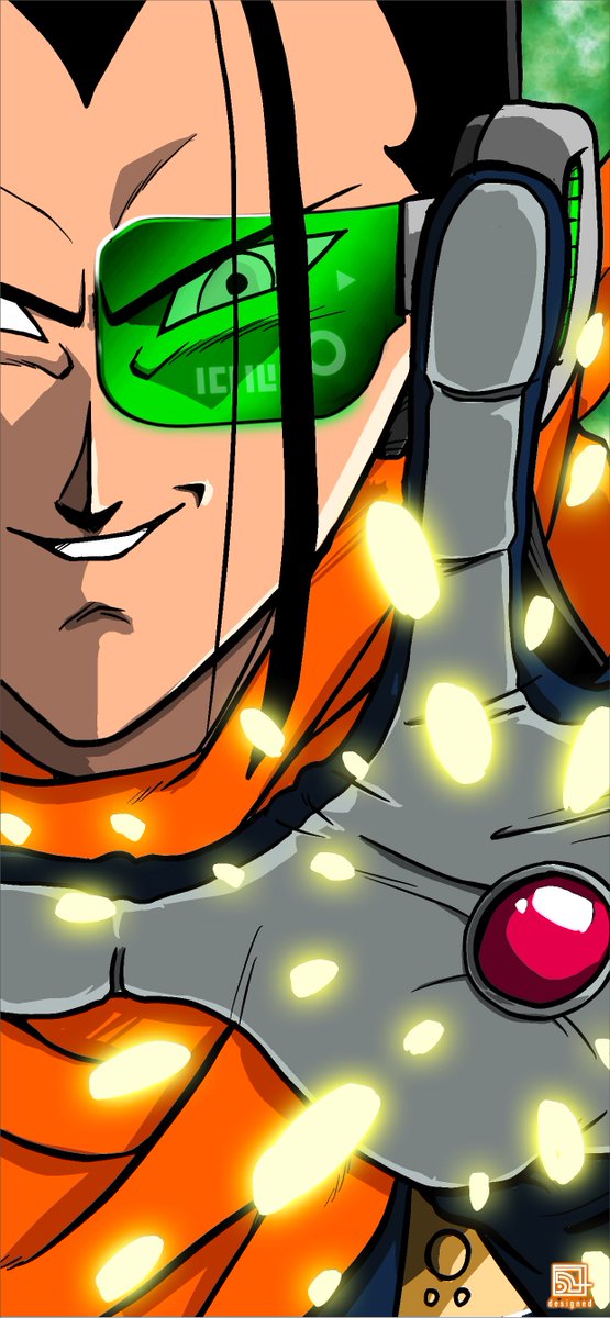 「Scouter Lock Screen 104"Super 17"#SLS 」|NICOのイラスト