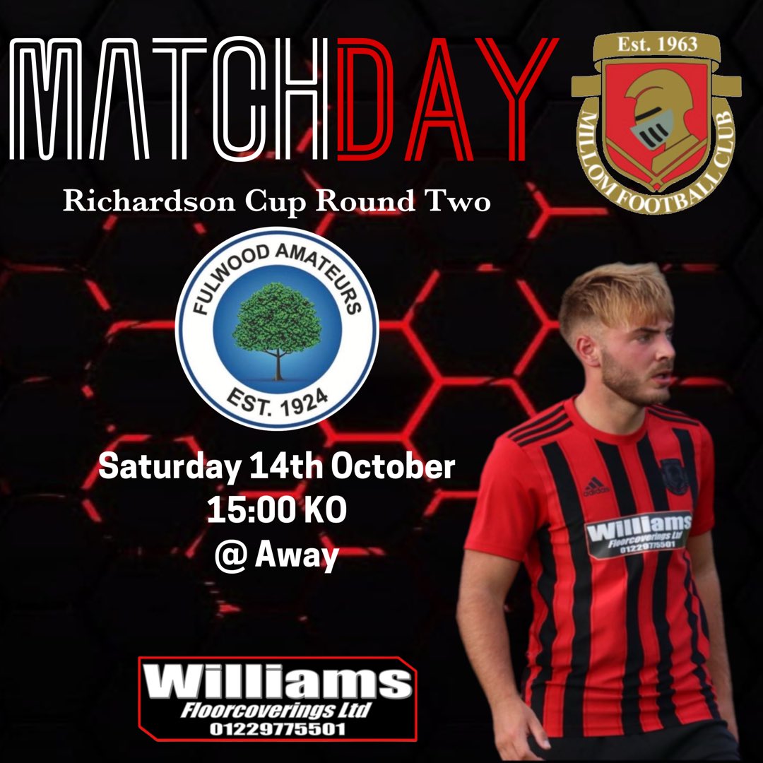 Big one tomorrow as we take on Premier League side @fulwoodamateurs in the cup. The boys are really looking forward to testing themselves against one of the top WL sides 🔴⚫️