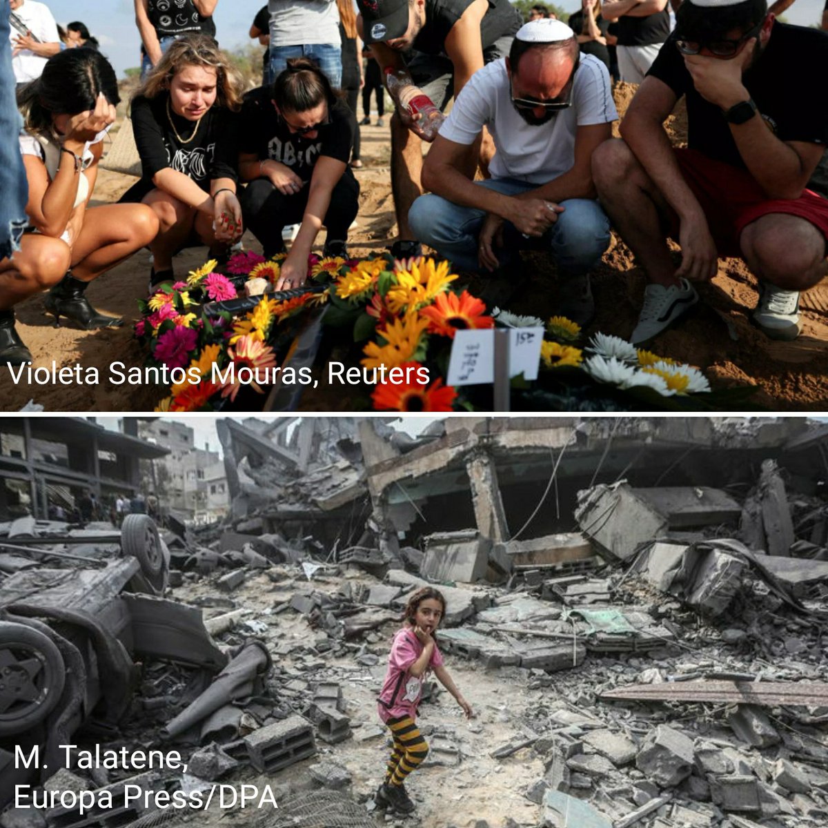 JavierGentilini's tweet photo. Las crímenes de Hamas no tienen perdón, porque se ejecutaron atrozmente sobre civiles indefensos.😥
Lo mismo que bombardeos indiscriminados sobre la franja de Gaza o el corte de suministros esenciales por el Estado israelí.😥
#Paz 🙏
Opinión completa en 👉
https://t.co/Pb9pWmGfuA https://t.co/7KNWy7fOFu