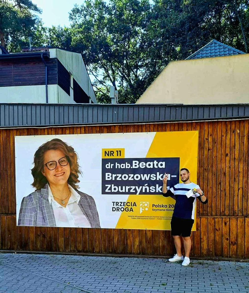 W niedzielę głosuję na dr Beatę Brzozowską-Zburzyńską #TrzeciaDroga @PL_2050. Beata to wykształcona, pracowita i bardzo sumienna osoba, na której nigdy się nie zawiodłem. Prawdziwa liderka, społeczniczka i filantropka. 💛🤍 @PL2050Lub #Poniatowa #Lublin #lubelskie #wybory2023