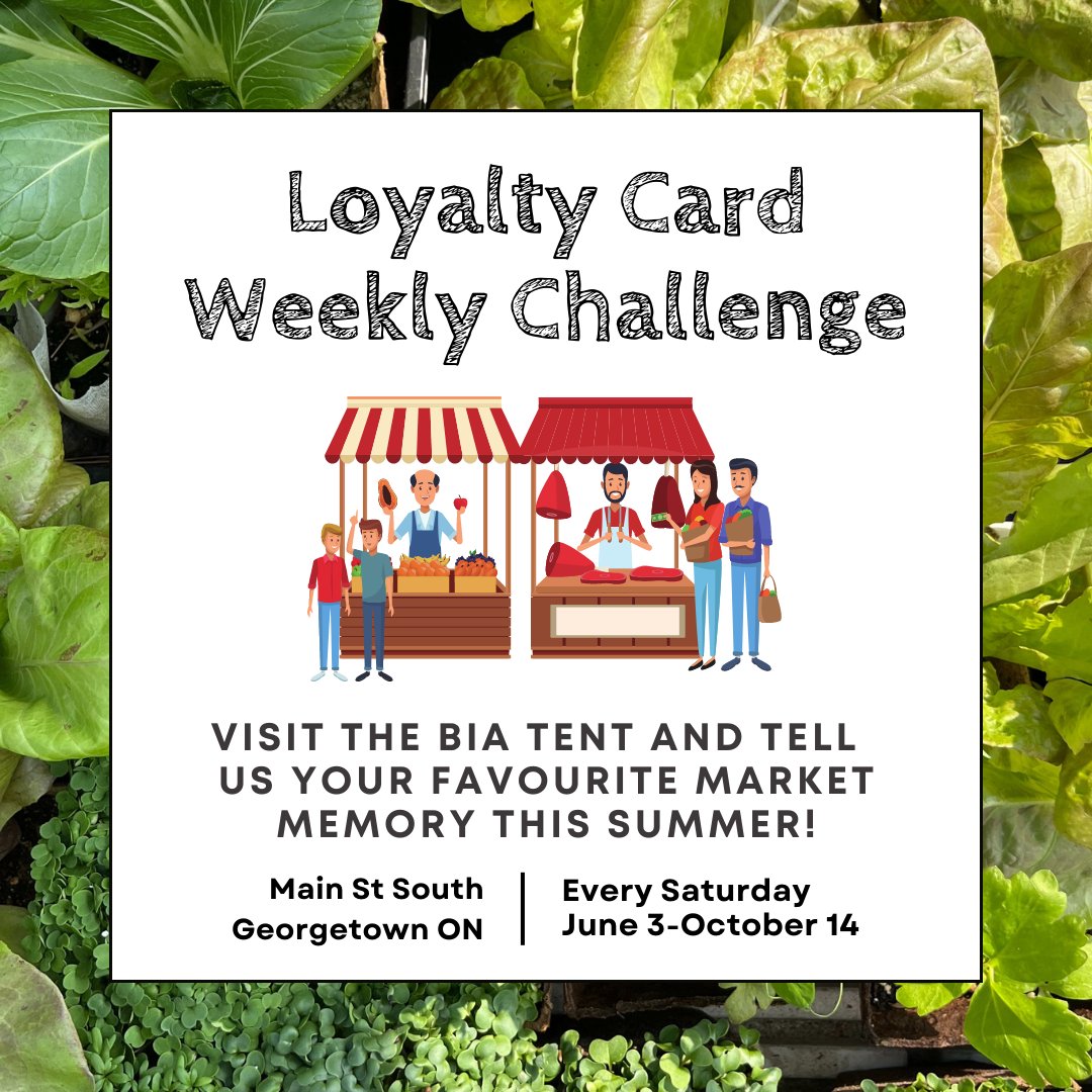 GeorgetownFM's tweet image. The final date for the Georgetown Farmers' Market is tomorrow. Don't forget to submit your loyalty cards in hopes of winning our big Farmers' Market prize pack! #georgetownfarmersmarket #haltonhills