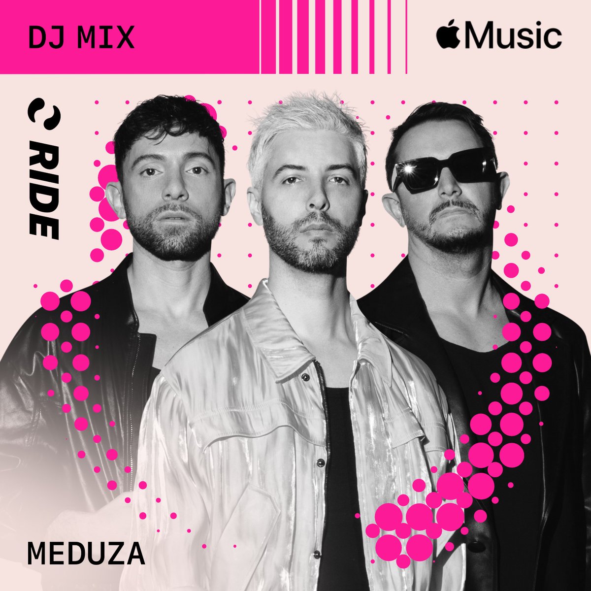 È in esclusiva su <a href="/AppleMusic/">Apple Music</a> #MeduzaFitnessRide (DJ Mix), Fitness Mix curato dai <a href="/meduzamusic/">Meduza</a>. Il trio dei record di musica house made in Italy ha selezionato per Apple Music una raccolta di 13 brani per accompagnare le sessioni di fitness