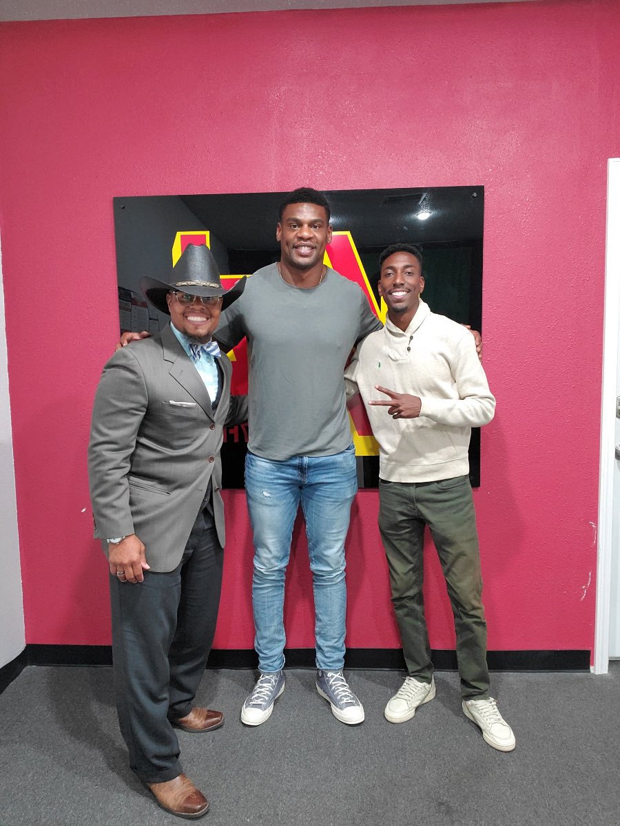 Cory Mose (@cory_mose) on Twitter photo Another great episode on KAZI 88.7 with <a href="/TalkDonato/">Donato Talking</a> & <a href="/CoachMims_/">Tevin Mims</a>
Y’all tune in Fridays from 10AM - 12PM for your morning sports fix Another great episode on KAZI 88.7 with <a href="/TalkDonato/">Donato Talking</a> & <a href="/CoachMims_/">Tevin Mims</a>
Y’all tune in Fridays from 10AM - 12PM for your morning sports fix