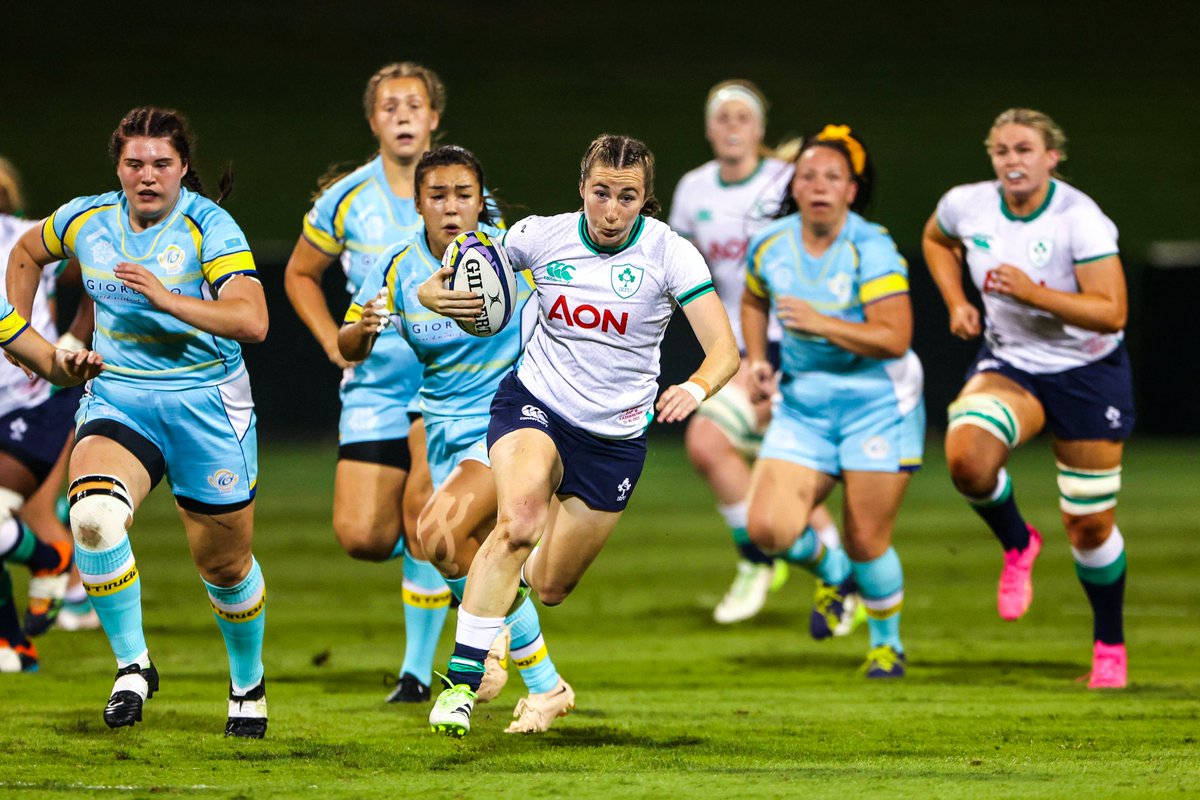 ☘️ 𝐇𝐮𝐠𝐞 𝐰𝐢𝐧 𝐟𝐨𝐫 𝐈𝐫𝐞𝐥𝐚𝐧𝐝 @IrishRugby Kick off the competition with a 109-0 victory over Kazakhstan 🙌