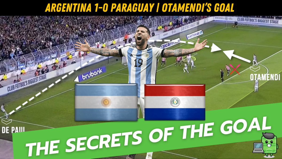 DirFut's tweet photo. 🕵️‍♂️  THE SECRETS OF ARGENTINA’S GOAL VS PARAGUAY | OTAMENDI, SCALONI…

🎥 https://t.co/ufh10uaVKd

✍️ https://t.co/MaAvskodOA https://t.co/T5tFEcX8CD