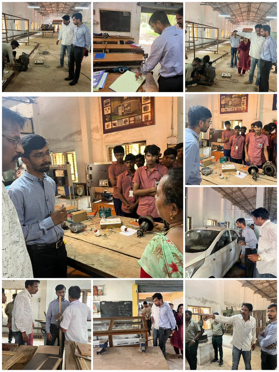 AP_Skill's tweet photo. Dr #VinodKumarV MD&amp;CEO @AP_Skill has Visited the #SkillHub at Government ITI College #Gajuwaka and #SkillHub at Government Old ITI, #Kancherlapalem https://t.co/99do2dPvCd