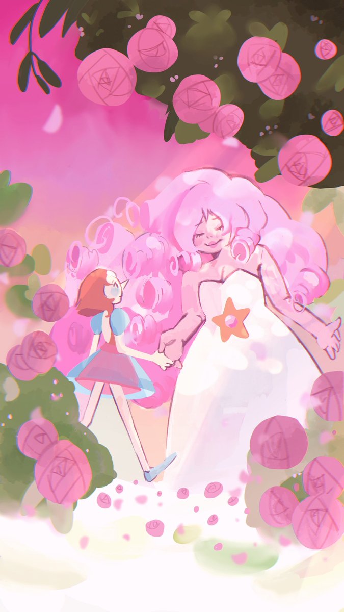 Ayumi_kado's tweet photo. #stevenuniverse #pearlrose https://t.co/9V3wVn8qem