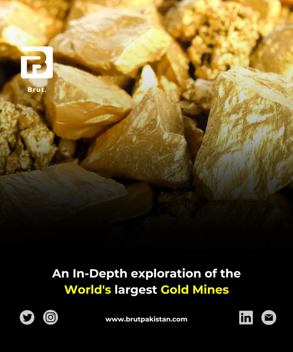 An In-Depth Exploration of the World's Largest Gold Mines
Click the following link for more details:
brutpakistan.com/an-in-depth-ex…
.
.
#goldmining #gold #mining #goldrush #goldmine #goldprospecting #goldpanning #mininglife #miningengineering #prospecting #adventure #miners #geology