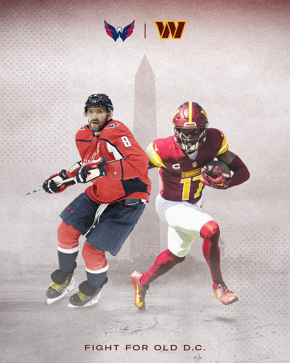 Commanders's tweet photo. Good luck this season, @Capitals ‼️

#ALLCAPS x #HTTC https://t.co/2OQ6M34WDv