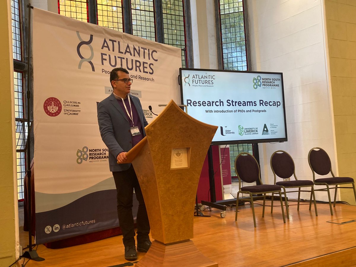 It was fabulous to present our research stream on 'Digitalisation and regional challenges and opportunities' at the @AtlanticFutures #connectingforimpact @uniofgalway