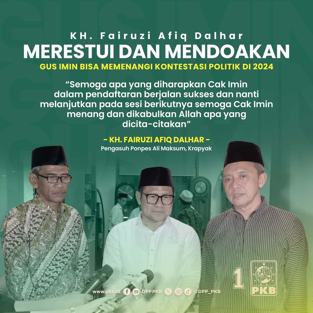 Anto_sembilan's tweet photo. Alhamdullilah, ketikan banyak para kyai2 yg mendukung, meningkankan moral kita warga nadhiyin. 
@cakimiNOW 
@DPP_PKB 
#AMINJagaAmanah 
#AniesMuhaimin2024 https://t.co/bKd3xXiAAO