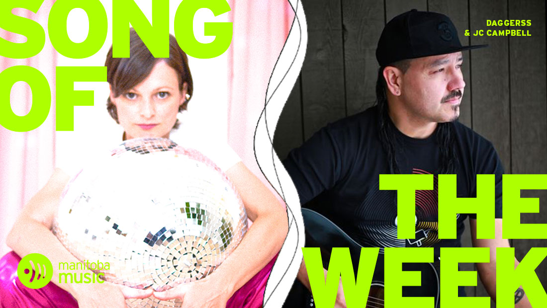 Press play on "The Water (Hold Onto Me)", a new collab between <a href="/iamdaggerss/">Daggerss</a> and <a href="/thatjcguy/">That JC Guy</a> at manitobamusic.com/songoftheweek, co-written at last year's <a href="/songsmithsca/">Songsmiths</a> Song Camp!

Catch Daggerss at <a href="/BreakOutWest/">BreakOut West</a> this week and Campbell at <a href="/folkmusicon/">Folk Canada</a>, and stay tuned for more new music!