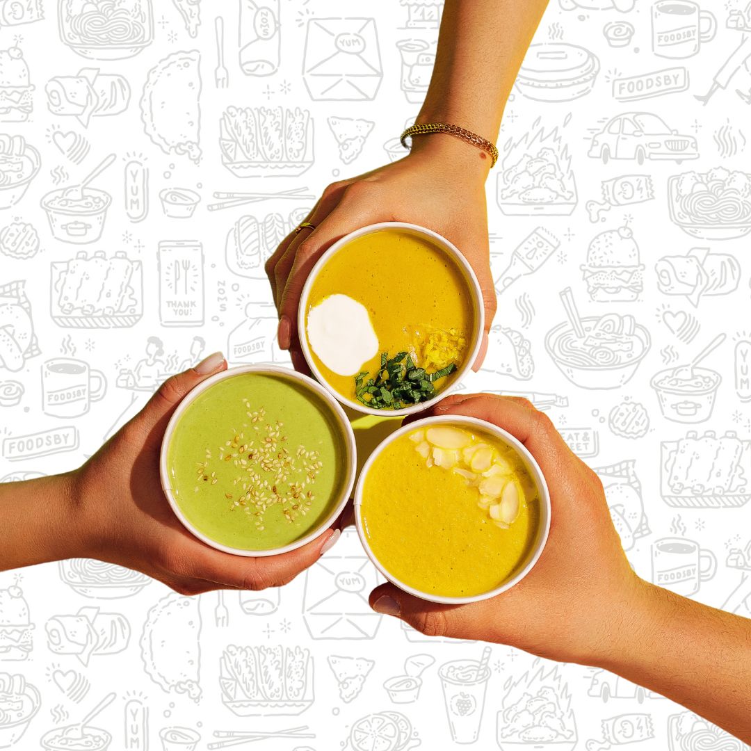 🔥The weather may be cooling but Foodsby is still coming in hot!🔥

#FoodsbyDelivers #LunchPerks #Foodsby #Soup #Fridaythe13th