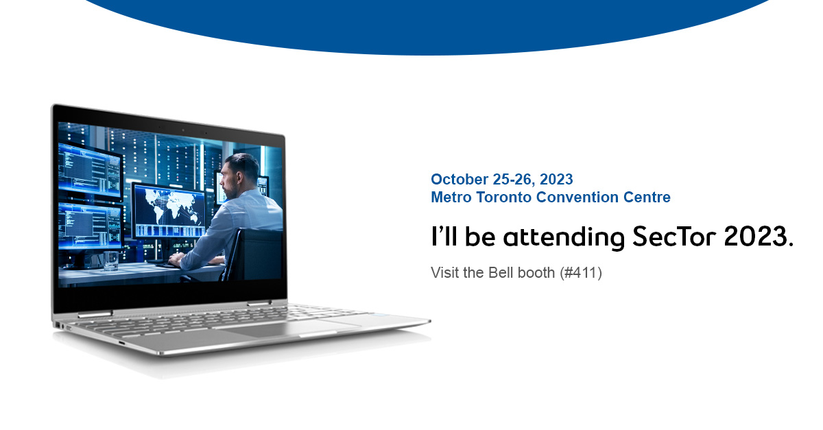 I’ll be at #SecTor2023, connecting with security professionals to discuss the latest trends involving cyber threats and corporate defences. Visit the Bell booth (411) and be sure to catch David Senf's presentation on October 25: spr.ly/6011up4Dc #IWorkAtBell