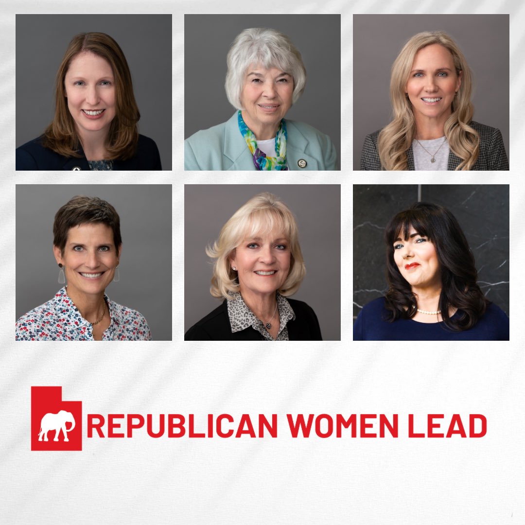Once Senator-Elect Balderree is appointed,the number of Republican women serving in the Utah legislature will be at an all-time high of 14!
This is historic for Utah as more Republican women step forward to lead in their communities.