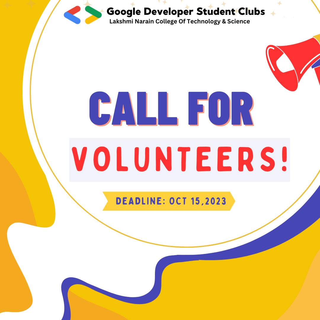 GLncts's tweet photo. 🌟 Get Ready to Volunteer! 🚀

We're excited to announce that GDSC LNCTS is releasing volunteer forms. This is your chance to be a part of our dynamic team. Hurry, the deadline is October 15, 2023. Join us in making a tech difference! 🌐

https://t.co/0ZVWRAamM4 https://t.co/CIVMoWXpED