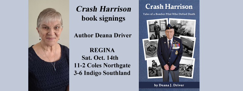 DriverWorks's tweet photo. I'll be signing my new Crash Harrison book tomorrow in Regina, SK at Coles Northgate and Indigo Southland. See you there!

#BooksWorthReading #bookstore #authorlife #Regina #Saskatchewan https://t.co/PBNTWoskxU