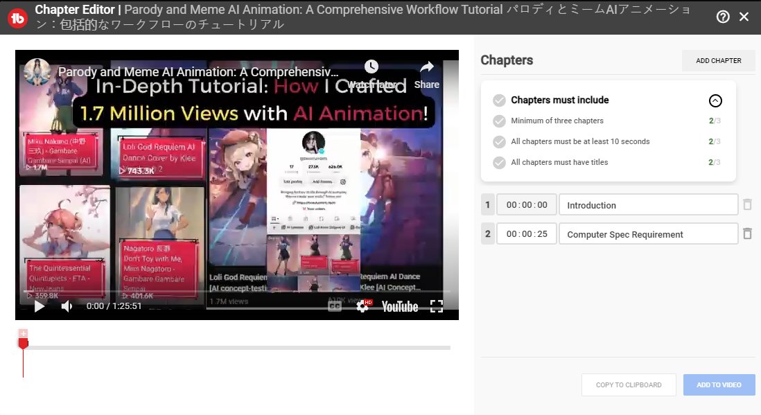 immortalai62163's tweet image. 🚀 Exciting news! The AI Parody and Meme Animation Tutorial is almost ready. It should be up in the next 24-48 hours. Stay tuned for some creative AI magic! 🎉
#aianimationtutorial #aivideotutorial #aitutorial #aiparodyanimationtutorial #aimemetutorial