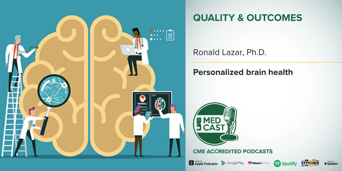 UAB's Ronald Lazar, Ph.D., explains that personalized #BrainHealth has a pathological & pragmatic component, and emphasizes that optimizing brain health requires an interdisciplinary effort from physicians & patient awareness from an early age. 🎧: brnw.ch/21wDv91