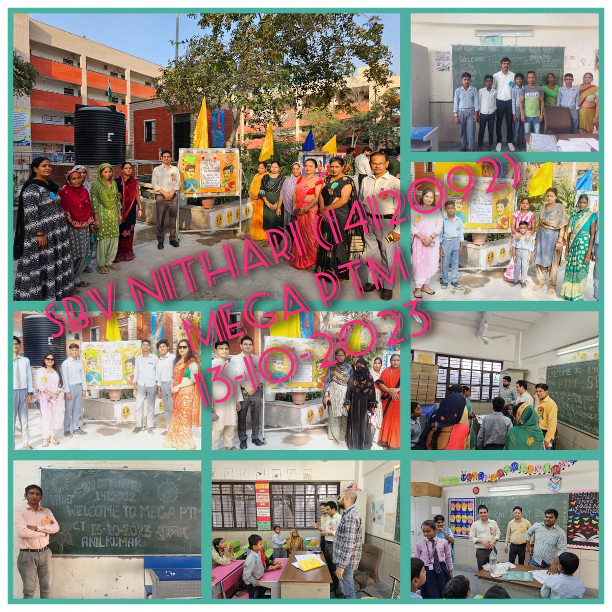 SBVNithari's tweet photo. A day of two way communication PARENTS 🔛TEACHERS.
#MegaPTM Organised with Parents 👨‍👩‍👧 Counseling Sessions for betterment of their child's education. 📚

A vision to collaboration with Parents in students learning.🎒

@SBVNithari 🏫
@Dir_Education @SCERT2021 @gupta_iitdelhi https://t.co/l9TWm7qRJY