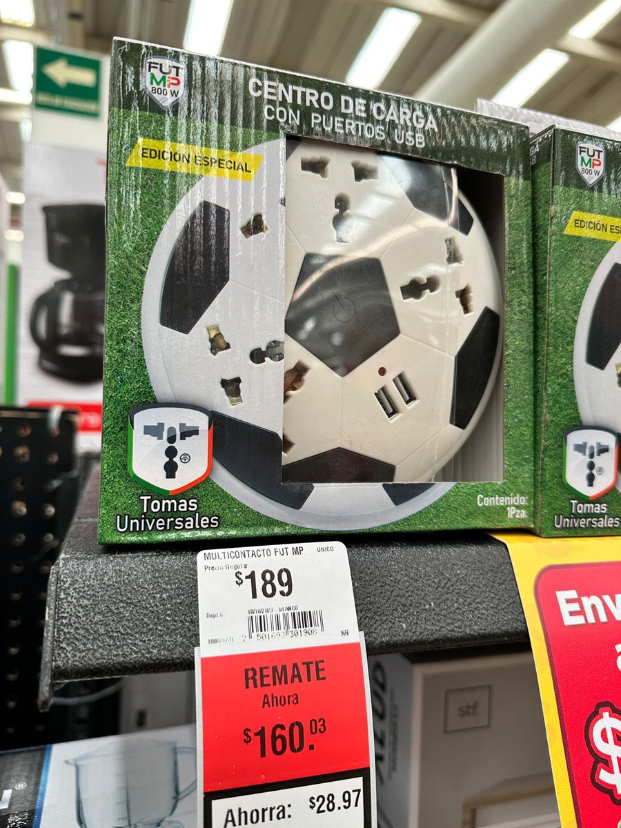 soyvictoriac1's tweet photo. Para que no se anden peleando los huercos al cargar su tablet, celular o control del play, un centro de carga a un súper precio solo en Bodega Aurrera🤩

#BodegaDeRemate https://t.co/QjgQN01XzK