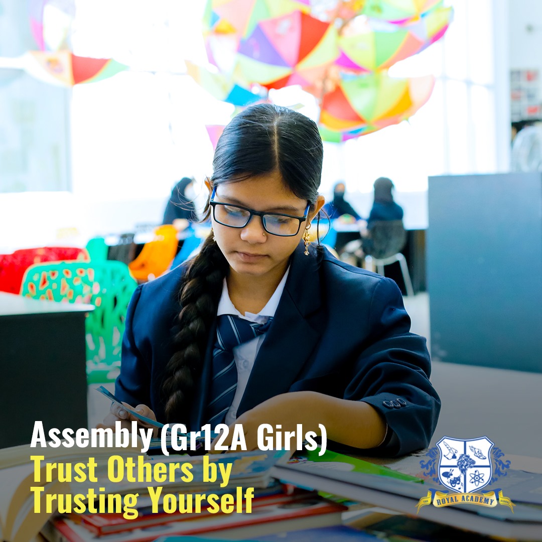 'Empowerment begins with trust. At Assembly Gr12A Girls, we foster self-confidence by trusting in your unique abilities. Come and join us, and be part of a learning environment where your growth is our priority. Admissions now open. #Learning #TrustYourself #educationexcellence