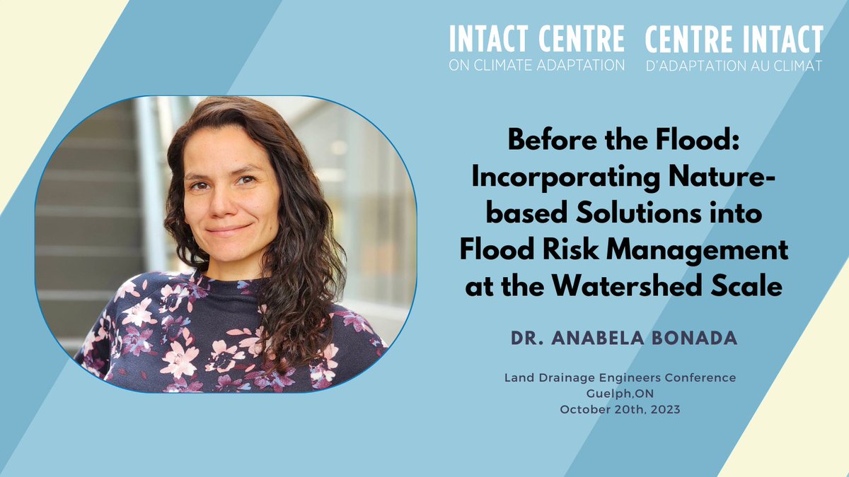 Mark your calendars for October 20th. Dr. Anabela Bonada will be speaking at the Land Drainage Engineers Conference, shedding light on the imperative of nature-based solutions in watershed flood risk strategies. 

#FloodRisk #LandDrainage #WatershedInsights