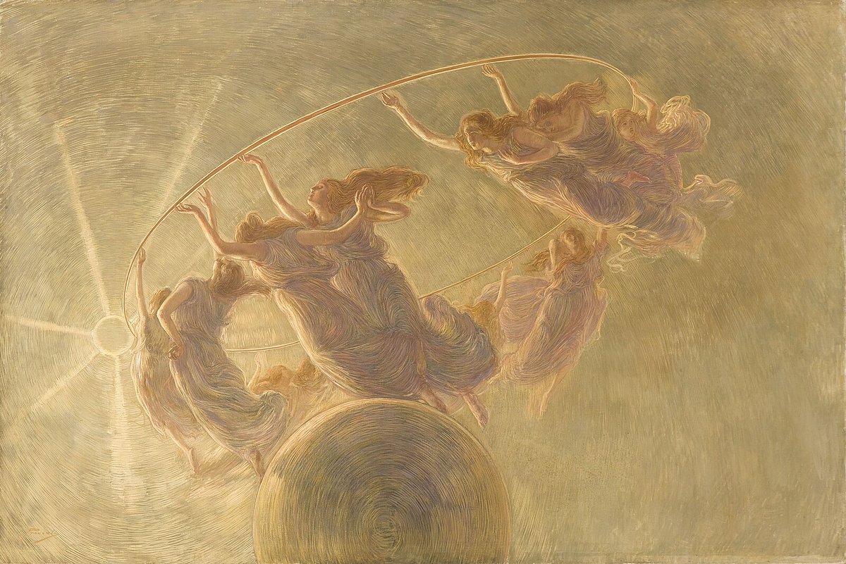 .

“Think of all the beauty still left around you and be happy.”

🤍

                    ＿＿＿＿＿Anne Frank

.
The Dance of the Hours 1899,
＿Gaetano Previati 
                  1852-1920