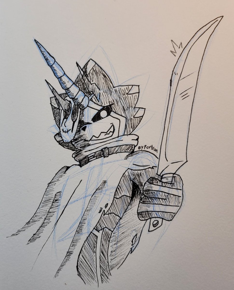 FProtogen's tweet photo. Drew a Gulus Gammamon for today. https://t.co/VKaJyuUKVt