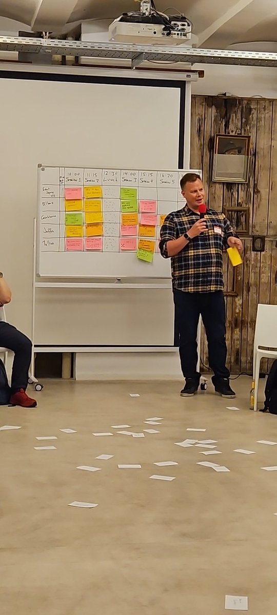 OuroSolutions's tweet photo. @citcon Berlin program creation ongoing, @TimWikstrom making a proposal for "Systematic Improvements" topic. https://t.co/4Hk6AAkcix