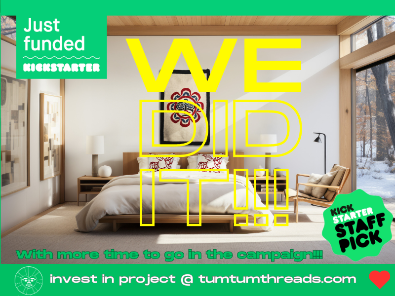 So Grateful for making to our Kickstarter goal in our first week! Thanks to everyone who has helped us big and small, you all have tumtum! 🩷 #kickstarter #tumtumthreads kck.st/3LRXA4o