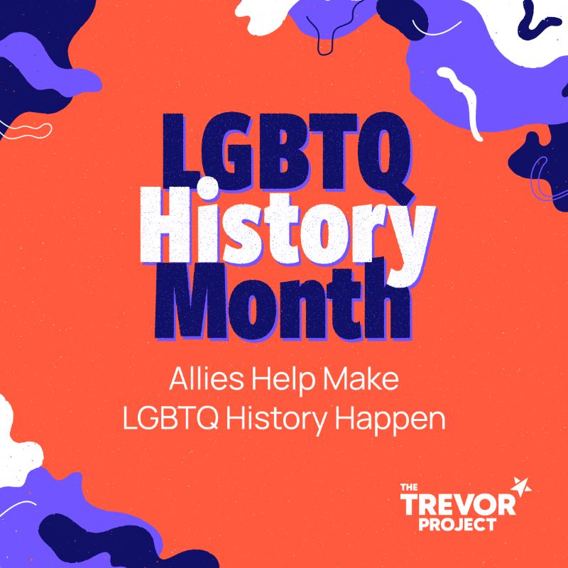 TrevorProject's tweet photo. At a time when anti-LGBTQ rhetoric &amp; violence are heightened, we rely on allied voices to speak with courage and love. We need supportive adults to protect the livelihoods of LGBTQ young people. We need allies to safeguard their future.

Be the one to help us make LGBTQ history.