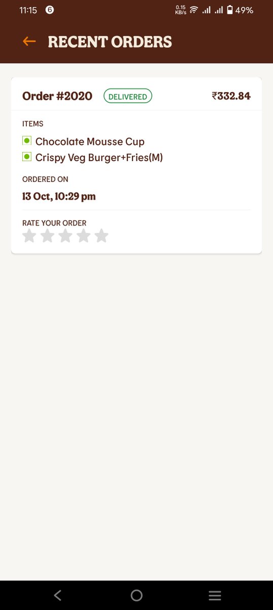 abhid333's tweet photo. @BurgerKing I ordered burger but your executive marked it delivered without delevring the order and when I called him he is using abusive language.

Pathetic service from burger king 

Burger king Uttam nagar branch https://t.co/JUE7e7ewAY