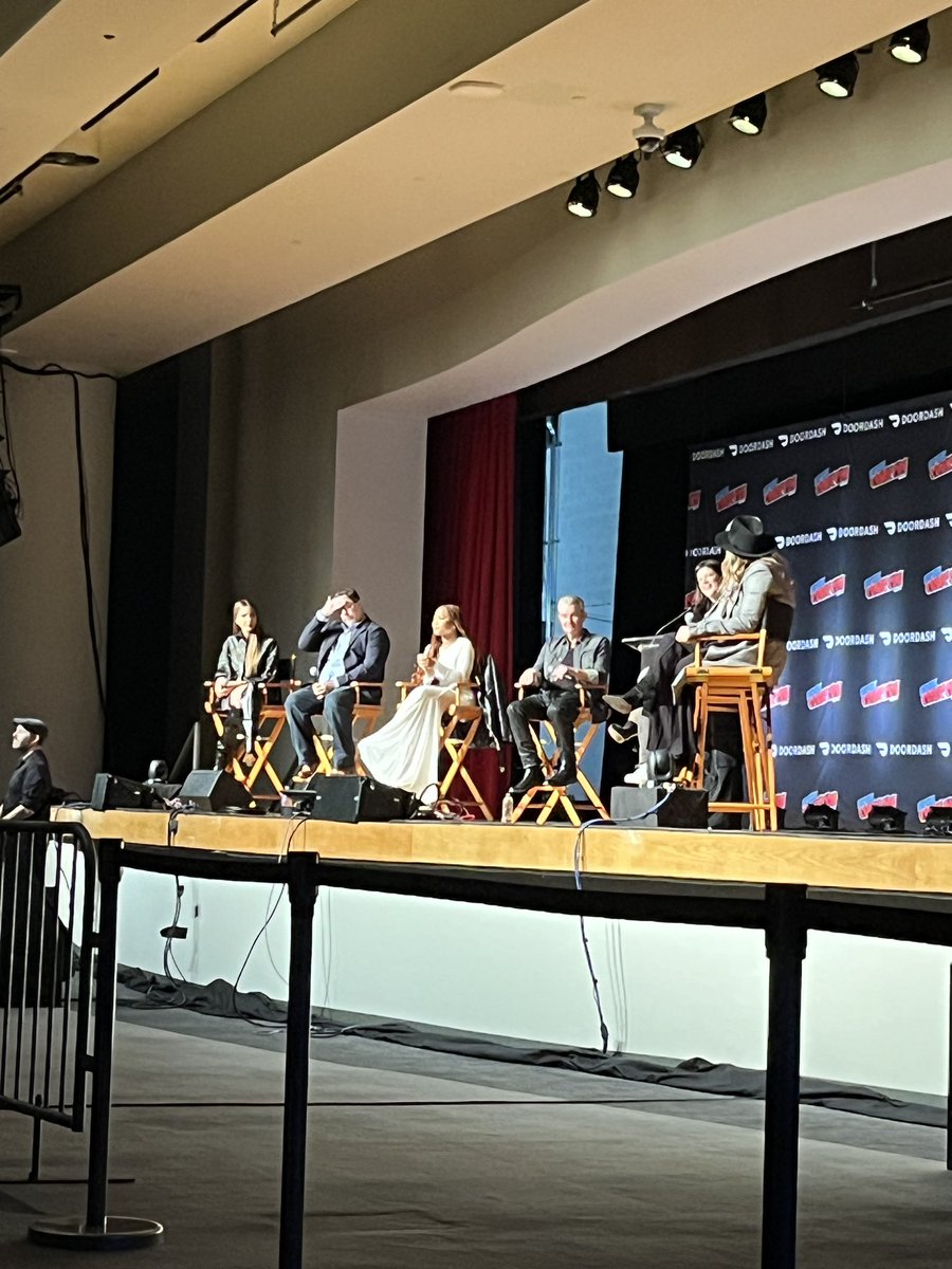 We’re at the #SlayersxAudible panel at #NYCC with Amber Benson, Christopher Golden, Charisma Carpenter, Emma Caulfield Ford, James Charles Leary, Juliet Landau, James Marsters, and Laya DeLeon Hayes!