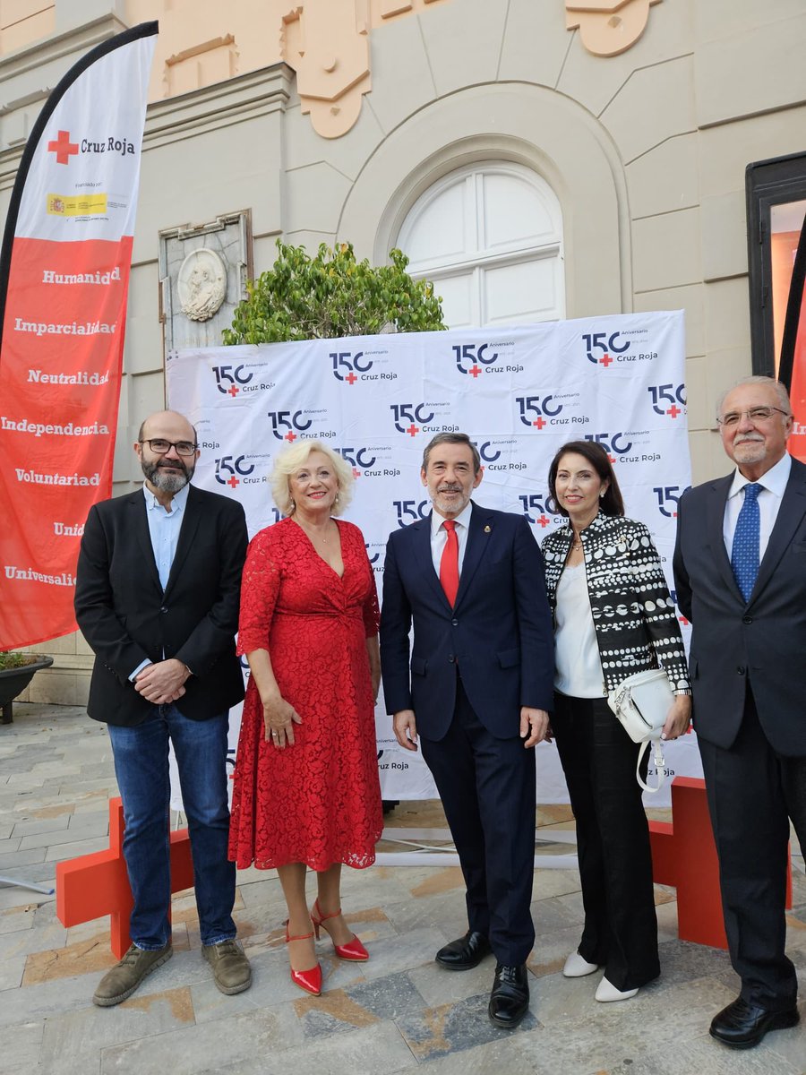 Un día de celebración!150 años de la fundación de Cruz Roja en la Región de Murcia!! Gracias a tod@s!: #cruzrojamurcia