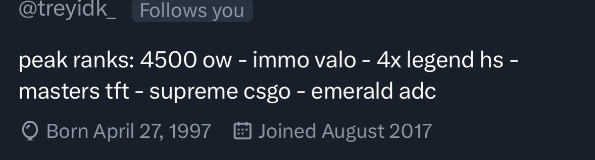 Xaeyro's tweet photo. @treyidk_ I don’t accept lil bros from people who got this in their bio https://t.co/OYN5FxEGwV