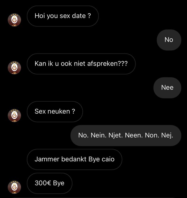 Uw dms als vrouw op dagelijkse basis https://t.co/e8nolcgccG<a href="/tag/vunzigewoensdag"class="tags"><span>#vunzigewoensdag</span></a>