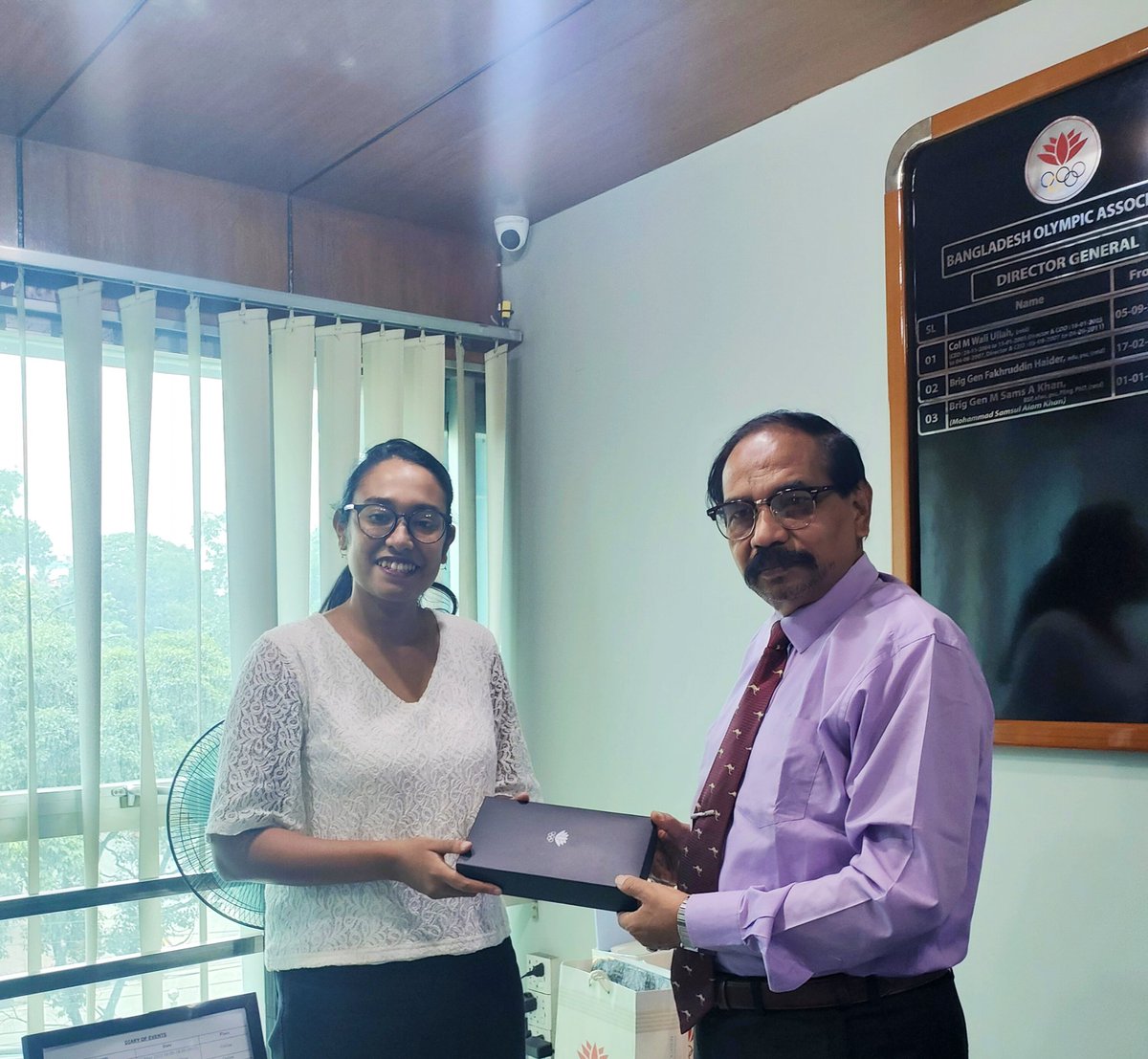 GulnaharMahbub's tweet photo. Excited to announce that I've been appointed as the Country Coordinator for the @IOAPA_Official, representing Bangladesh. ๐๐ง๐ฉ
Special thanks to Brig Gen M Sams A Khan, Director General of the Bangladesh Olympic Association, for the congratulatory gift.
#IOAPA #CountryCoordinator https://t.co/GfNNiPMrxO
