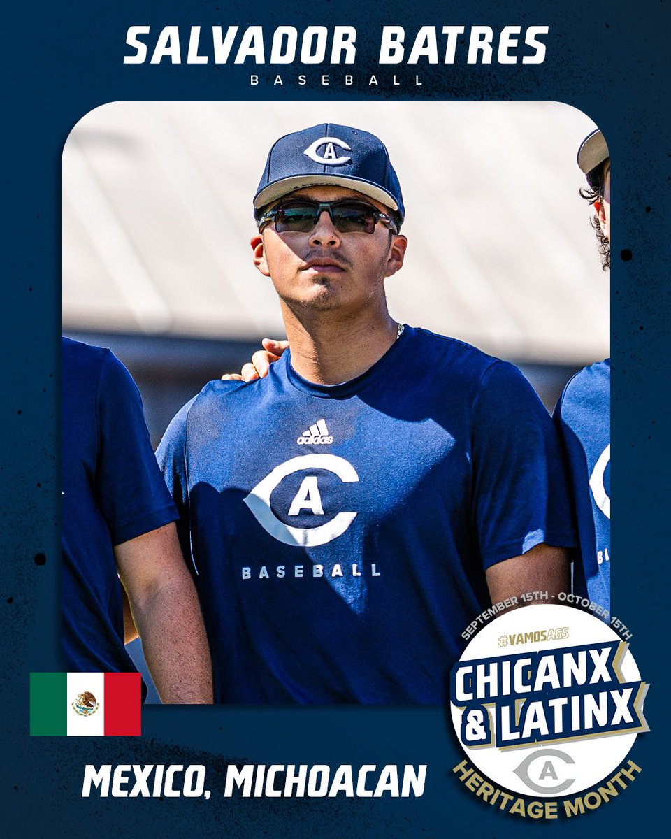 ucdavisbaseball's tweet photo. 𝐒𝐭𝐮𝐝𝐞𝐧𝐭-𝐀𝐭𝐡𝐥𝐞𝐭𝐞 𝐒𝐩𝐨𝐭𝐥𝐢𝐠𝐡𝐭: In honor of Chicanx &amp; Latinx Heritage Month we spoke to Salvador Baltres on how his Mexican &amp; Michoacán Heritage has shaped him into the person he is today. 
 
#GoAgs | @ucdavisaggies https://t.co/9nk2lDAyJo